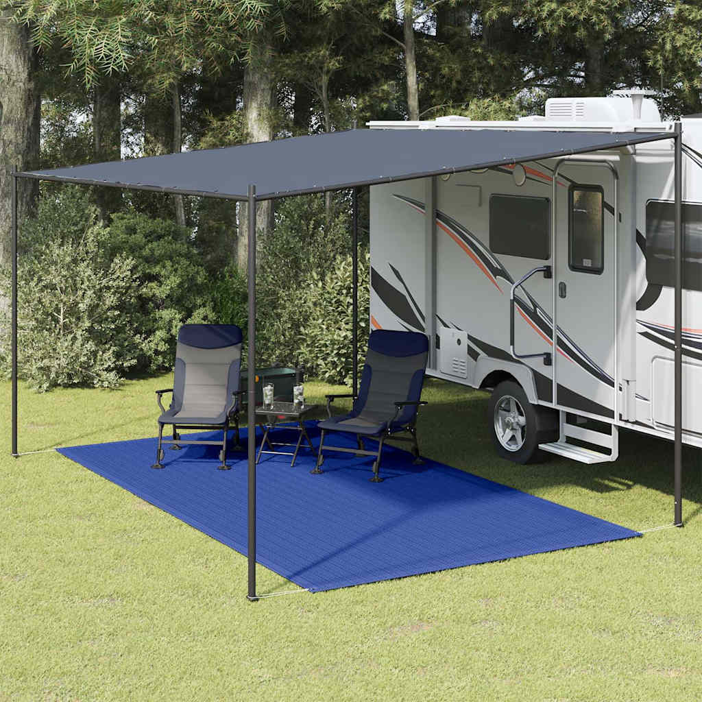 Tapis de tente Vidaxl 250x450 cm bleu
