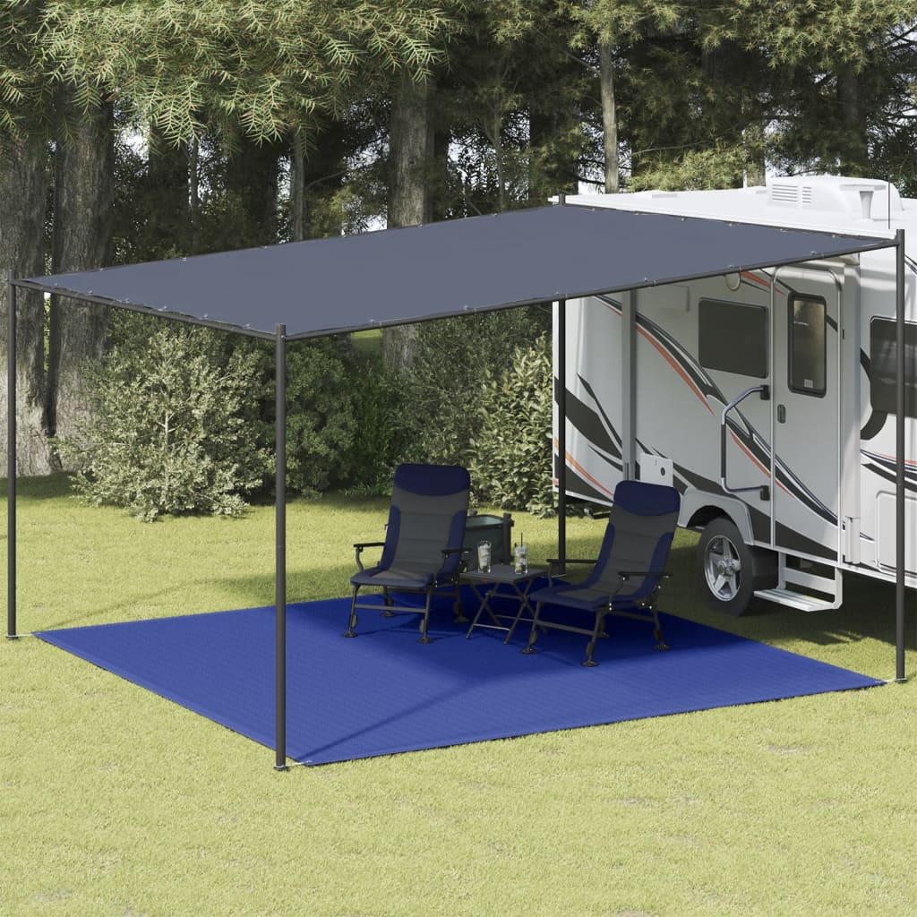 Vidaxl tenttapijt 400x400 cm hdpe blauw