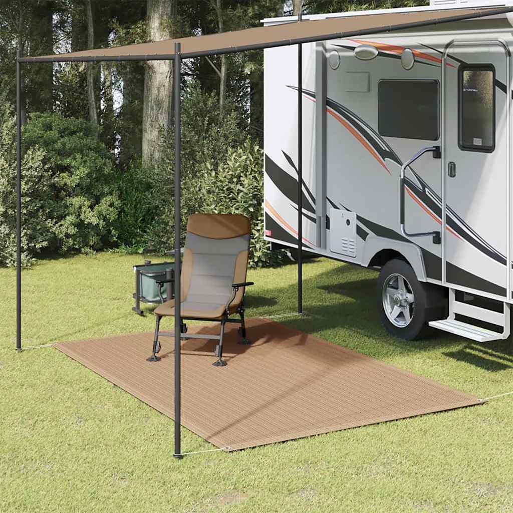 Tapis de tente Vidaxl 250x200 cm taupe