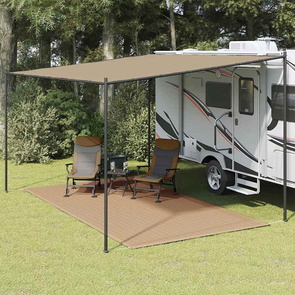 Tapis de tente Vidaxl 250x350 cm taupe