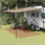 Tappeto tenda Vidaxl 250x400 cm taupe