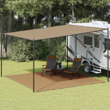 Tappeto tenda Vidaxl 400x400 cm taupe