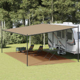 Vidaxl stan tenis 400x700 cm hdpe taupe