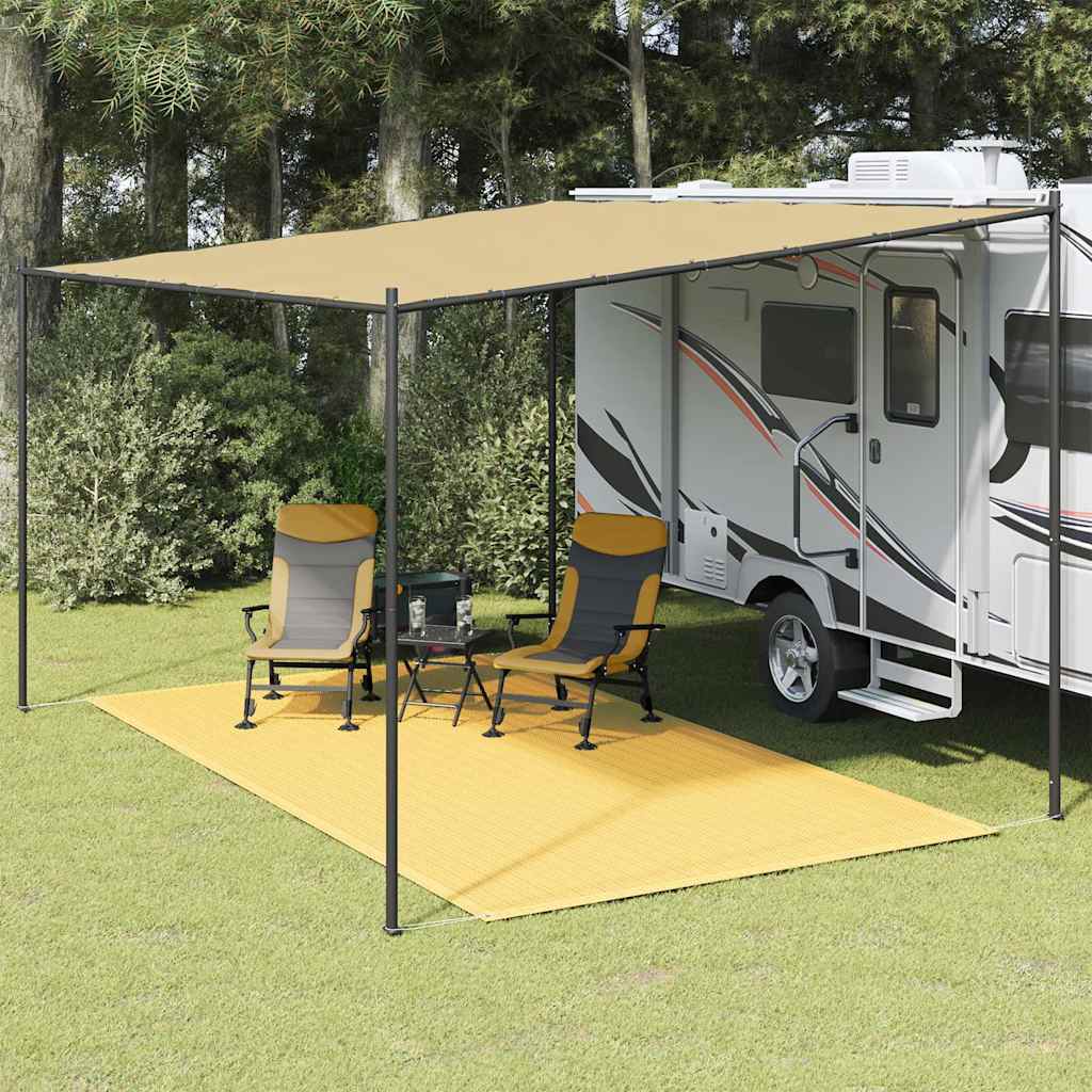 Tapis de tente Vidaxl 250x450 cm beige