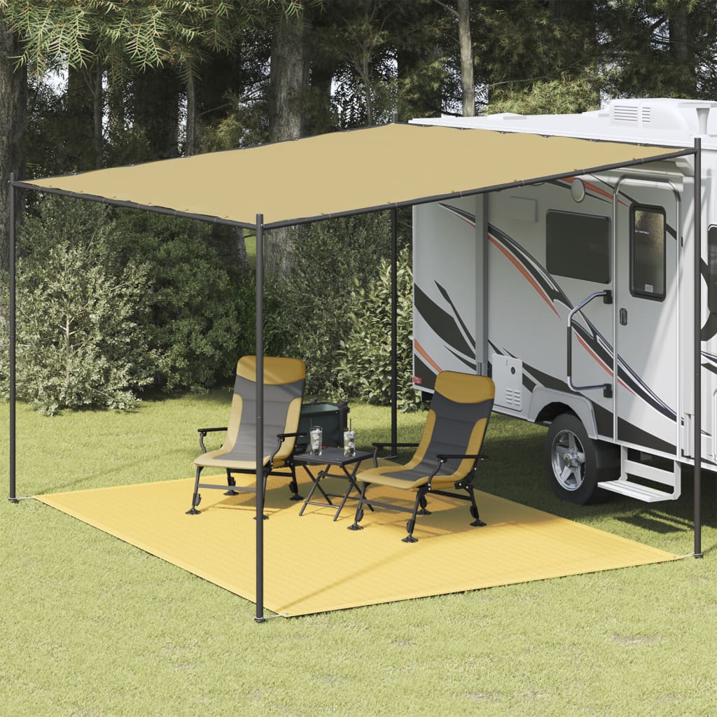 Tappeto tenda Vidaxl 300x400 cm beige