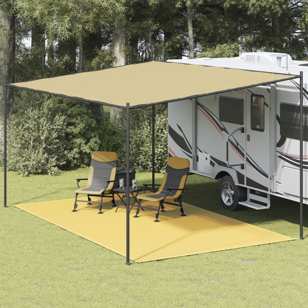 Tappeto tenda Vidaxl 300x500 cm beige