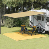 Tapis de tente Vidaxl 400x400 cm beige