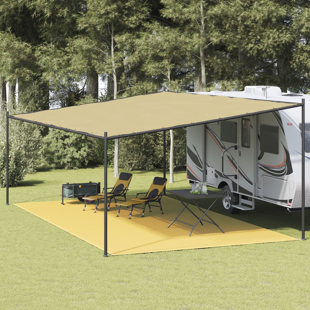 Tappeto tenda Vidaxl 400x600 cm beige