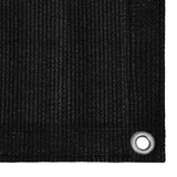 Tapis de tente Vidaxl 300x600 cm noir