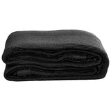 Tapis de tente Vidaxl 400x400 cm HDPE noir