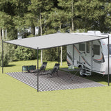 Vidaxl Tent Tappet 400x600 cm antracite HDPE e bianco