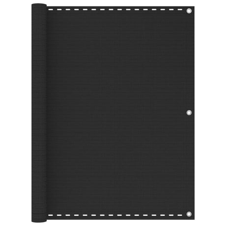 Écran de balcon Vidaxl 120x600 cm anthracite HDPE -Colored