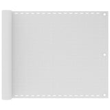 Écran de balcon Vidaxl 75x500 cm HDPE blanc