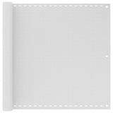 Écran de balcon Vidaxl 90x300 cm HDPE blanc