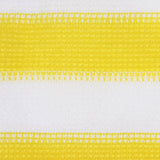 Écran de balcon Vidaxl 90x300 cm HDPE jaune et blanc