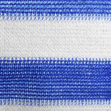 Écran de balcon Vidaxl 120x300 cm HDPE bleu et blanc