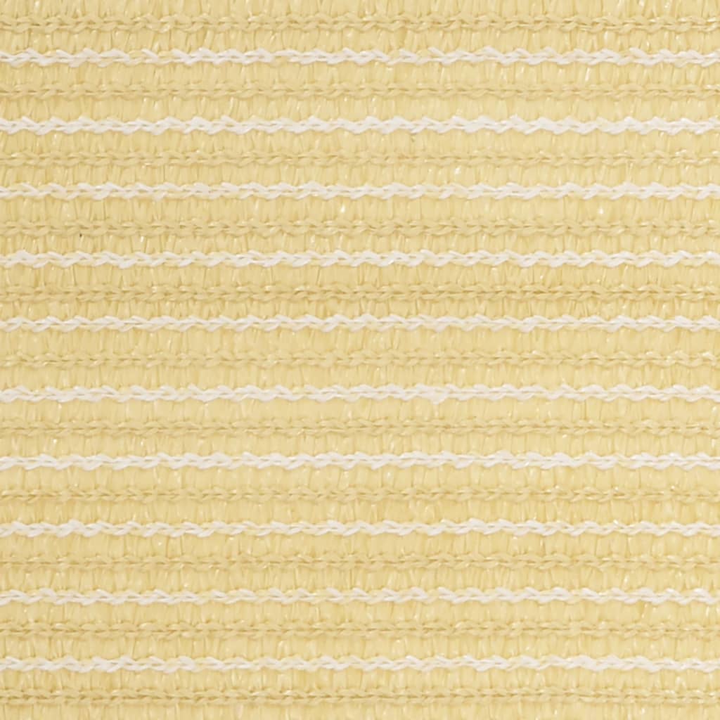 Vidaxl balkonskærm 75x500 cm HDPE beige