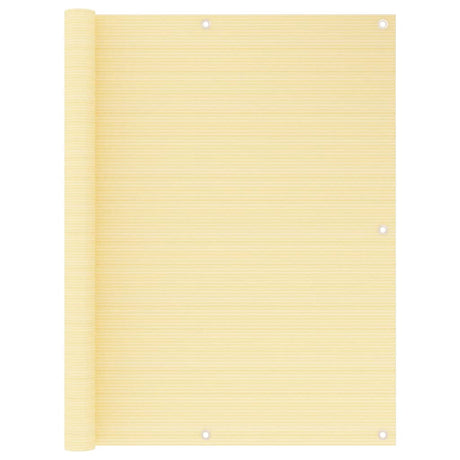 Écran de balcon Vidaxl 120x500 cm beige HDPE