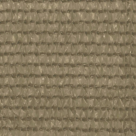 Écran de balcon Vidaxl 120x500 cm HDPE Taupe