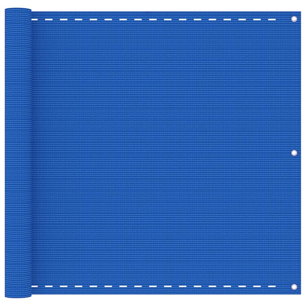 VidaXL Balkonscherm 90x600 cm HDPE blauw