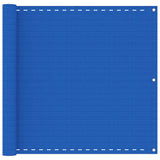 Écran de balcon Vidaxl 90x600 cm bleu HDPE