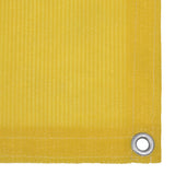 Écran de balcon Vidaxl 75x400 cm jaune HDPE