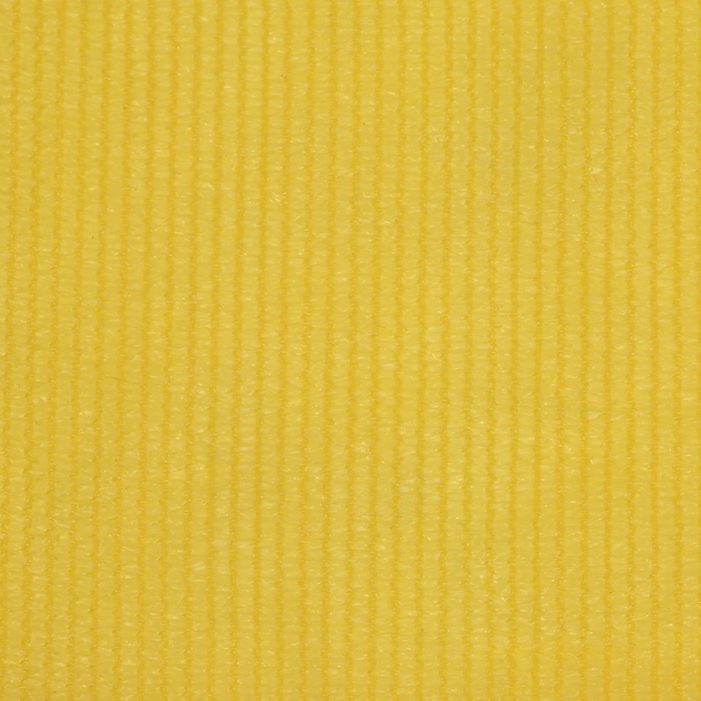 Écran de balcon Vidaxl 75x500 cm jaune HDPE