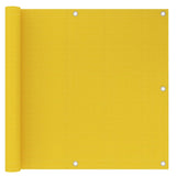 Vidaxl Balcony screen 90x300 cm HDPE yellow