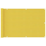 Vidaxl Balcony screen 90x400 cm HDPE yellow