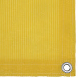 Écran de balcon Vidaxl 90x400 cm jaune HDPE