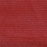 Écran de balcon Vidaxl 90x400 cm rouge HDPE