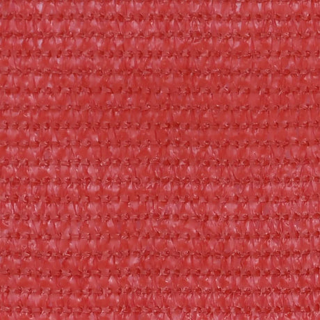Écran de balcon Vidaxl 120x500 cm rouge HDPE
