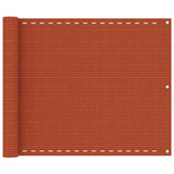 Écran de balcon Vidaxl 75x300 cm HDPE Oranje