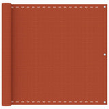 Écran de balcon Vidaxl 90x500 cm HDPE Oranje