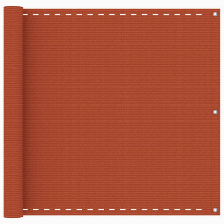 Écran de balcon Vidaxl 90x500 cm HDPE Oranje