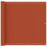 Écran de balcon Vidaxl 90x600 cm HDPE Oranje