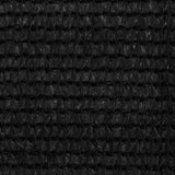 Écran de balcon Vidaxl 75x600 cm Black HDPE