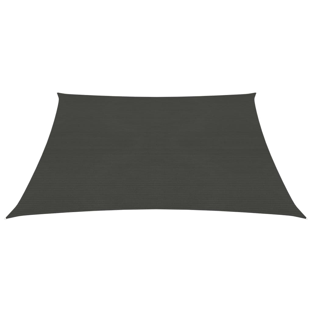 Vidaxl Zonnezeil 160 g m² 4.5x4.5 m HDPE anthracite -colored