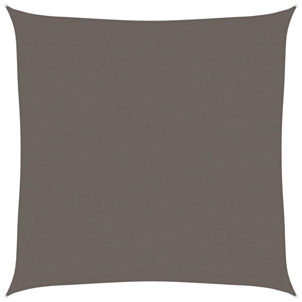 Vidaxl zonnezil 160 g m² 6x6 m anthracite hdpe -colored