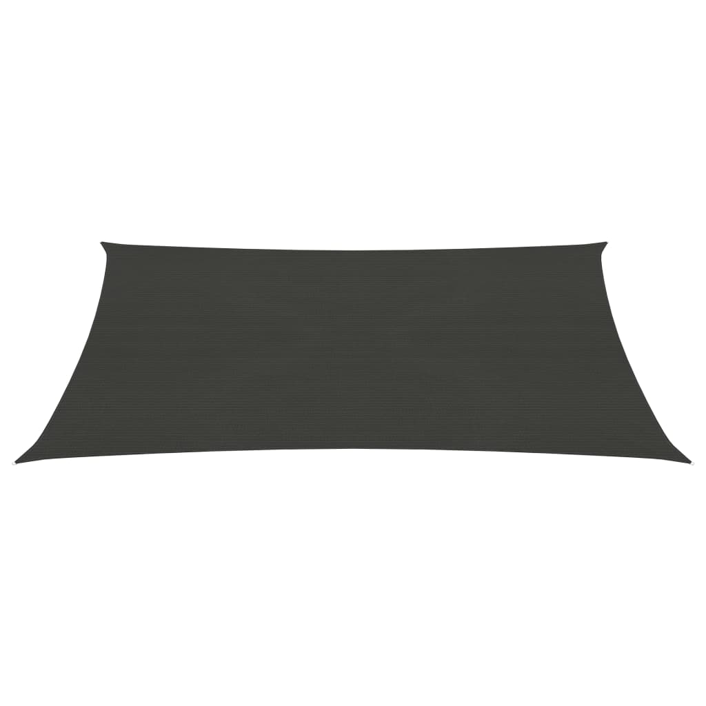 Vidaxl zonnezil 160 g m² 2,5x3 m anthracite HDPE -Colored