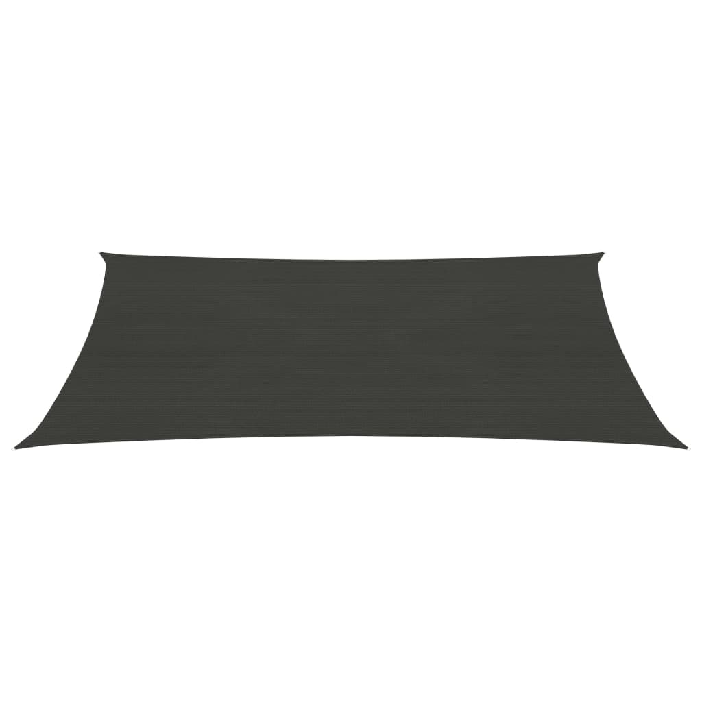 Vidaxl Zonnezeil 160 g m² 4x7 m Hdpe Anthracite -colored