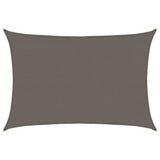 Voile d'ombrage Vidaxl 160 g m² 5x6 m PEHD anthracite