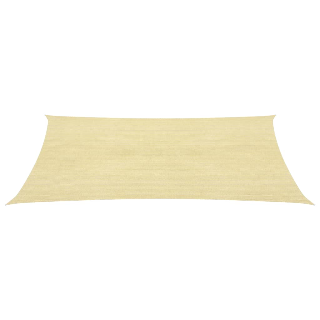 Vidaxl Zonnezeil 160 g m² 2x2,5 M HDPE -Beige