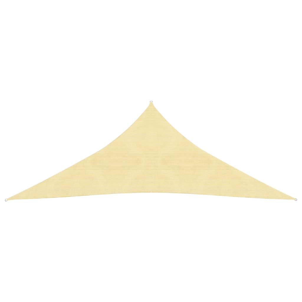 Vidaxl Zonnezeil 160 g m² 3x4x4 m beige HDPE