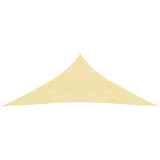 Vidaxl Zonnezeil 160 g m² 3x4x4 m beige HDPE