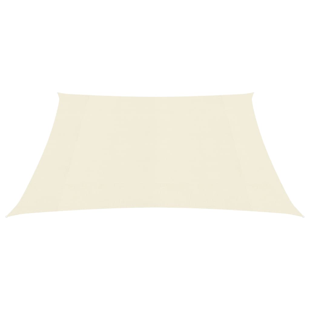 Vidaxl Zonnezeil 160 g m² 4,5 x 4,5 M HDPE Cream -Colored