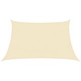 Vidaxl Zonnezeil 160 g m² 3 4x2 M HDPE Cream -Colored