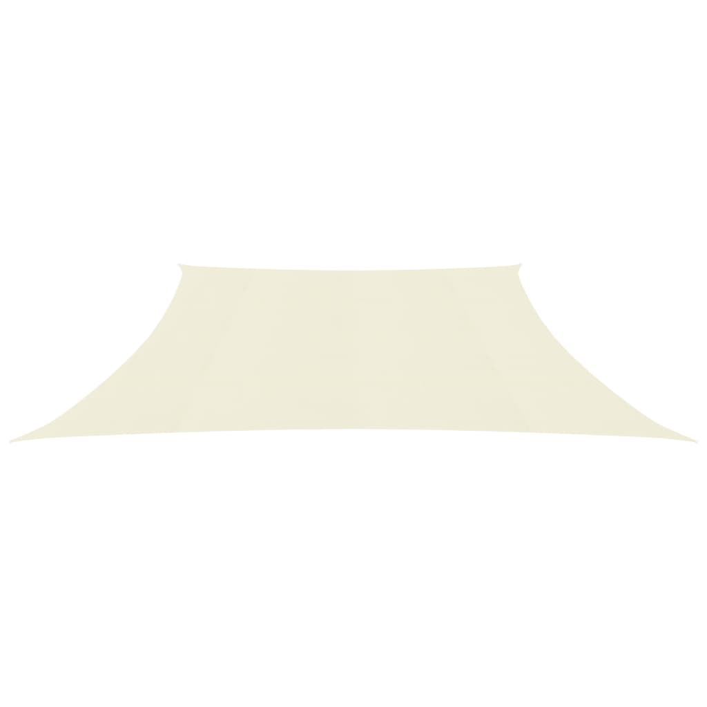 Vidaxl Zonnezeil 160 g m² 4 5x4 m Crema HDPE