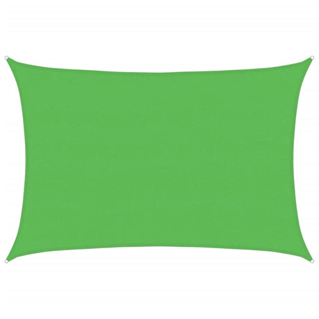 Vidaxl zonnezeil 160 g m² 5x6 m hdpe lichtgroen