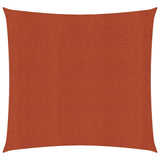 Vidaxl Zonnezeil 160 g m² kvadrat 3,6x3,6 m HDPE Terracotta farget